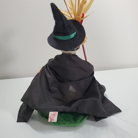 Vintage Annalee Halloween Witch Kid Trick or Treat Poseable Felt Doll 1990s - Picture 6 of 12